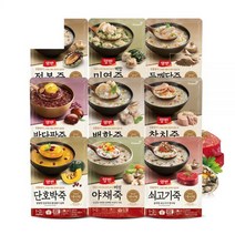동원 양반 파우치죽 420g 9종 6개 골라담기 호박 야채 참치 쇠고기 밤단팥 백합 전복 미역 들깨닭, 8. 양반 백합미역 파우치죽 420g_9. 양반 들깨닭