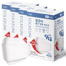 KF94 국산 특대형 삼흥 얼큰이 빅사이즈 방역 마스크 개별포장 50매, 화이트, 4개, 50매입