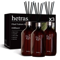 헤트라스 프리미엄 대용량 디퓨저 500ml 3개 선물세트, 허그 솝, 1500ml, 1세트