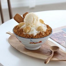 도자기 빙수볼 21종 빙수그릇 팥빙수볼 디저트볼 팥빙수그릇, 3. 빨간꽃 빙수볼