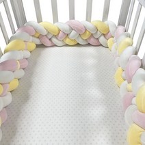 범퍼 침대 패드 아기 가드 토퍼 꼰 매듭 베개 쿠션 신생아 유아용 보호대 투어 드 라이트 Bebe Tresse, [11] 4 shares 3.8m., [12] 12