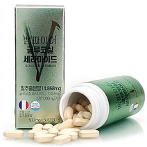 뱀파이어 글루코실 세라마이드 500mg x 60정 프랑스산 밀추출물, 6개, 500mgx60정