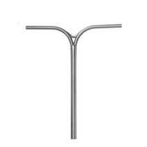 스턴트스쿠터 묘기용 킥보드 스쿠터 360 두발 성인 어른용 gr9 티타늄 프로 스턴트 핸들바 대형 34.9mm y형 바 맞춤형 크기, 티타늄 그레이 hic