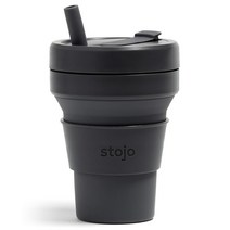스토조 접이식 포켓 텀블러 24oz 710ml 7종 (스타벅스 벤티 용량보다 큰 사이즈) Stojo, 카본