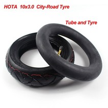 전동 킥보드 타이어 10x3 인치 오프로드 도시 도로 공압 내부 튜브 전기 스쿠터 용 풍선 speedual grace 10 zero 10x3.0 103.0, 호타 10x3 튜브 타이어