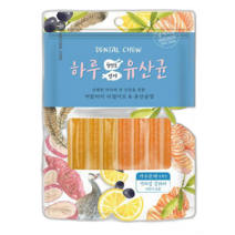 1+1] 하루유산균 미트 강아지 덴탈껌 12p 칠면조연어 혼합 11203546