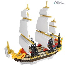 플레이그라운드 커티샥 범선 나노블럭 weili66501