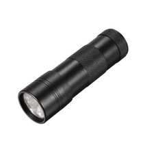 Haomenyi (12) LED UV 보라색 휴대용 손전등, 1개