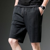 얇은 아이스 반바지 남자 5부 속건 메쉬 스포츠 캐주얼 루즈핏 아우터