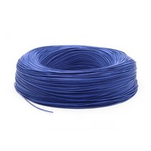 전선 PVC 절연 램프 조명 구리 케이블 LED DIY 라인 600V 2M/5M 24 22 20 18 16 14 12 10 8 AWG UL1015, [07] Blue, [07] 10AWG, [02] 2 Meters