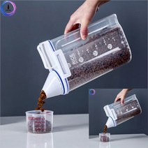 강아지사료보관통 고양이사료통 디스펜서 용기 보관함 사료보관 애견사료보관함