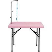 초롱이네 셀프 가정용 접이식 애견미용테이블 M, 핑크, 1개