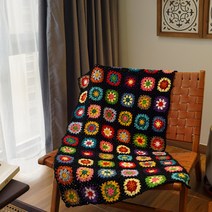 Hblanket 담요 수제 코바늘 손뜨개 소파 쇼파 커버 블랭킷 타월 여름 담요 120x60cm
