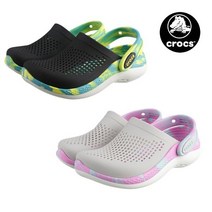 [크록스키즈] 라이트라이드 360 마블 아동 주니어 슬리퍼 샌들 2종 택일