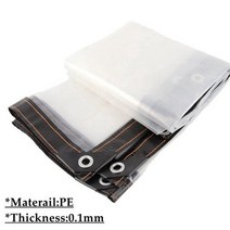 투명 텐트 우레탄창 tpu창 천막 비닐 방수포 돔 버블 텐트 쉘터 0.1mm pe 필름, 0.1mm 방수포, 5mx5m