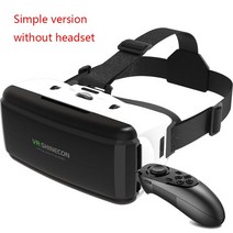 2022 새로운 VR 3D 안경 가상 현실 입체 전화 비디오 영화 4.7-6.0 인치 헬멧 골 판지 스마트 폰 Gamepad, 06 G06-052