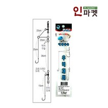 백경 뎀핑우럭채비 우럭 낚시 바늘 침선채비, 1개