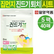 일양약품(주) 집먼지 진드기시트(8매입) 진드기퇴치시트, 5팩