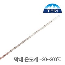 TG 아날로그 유리막대 온도계 200도, 없음