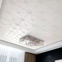 접착식 방음 벽지 폼블럭 셀프도배 지붕 거실 방 원룸 천장벽지 10개, 70cmX70cm, 구로화이트 (10개)