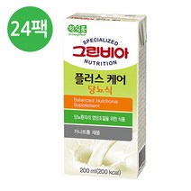 그린비아 플러스케어 당뇨식 200ml x 24팩