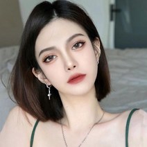 네츄럴블랙 변화 스타일 통가발 앞머리없는 단발머리, 1, 내츄럴블랙_ONESIZE, 본상품선택