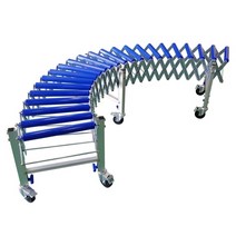 경제형 롤러 컨베이어 자바라 컨베이어 DFC-4050 물류센터 창고 입출고 상하자 작업