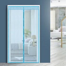 방문용 모기장 현관문 자석 커튼 창문용 방충망 문발+8765EA, 삼색세모_90x210cm