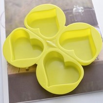 캔들이케아 민무늬 하트 4구 실리콘몰드