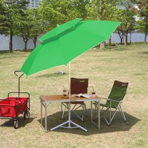 이세이브 특대형파라솔(240cm 꺽임형), 그린, 1개