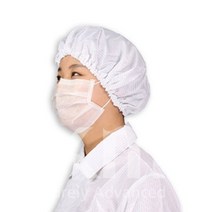 크린룸 방진 모자 케이엠 후드 무진모 제전모 C3, 스카이블루S