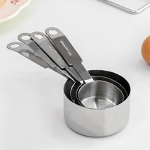 주부 9단 스테인레스 스틸 계량스푼 계량컵 4pcs 세트, 계량스푼 4pcs세트 (CO10076), 4개