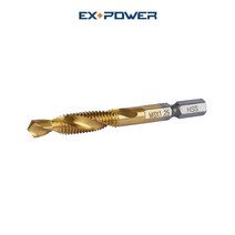 이엑스파워 육각 드릴 탭 비트 기리 나사탭 3 4 5 6 8, EDT-5(5pcs세트)
