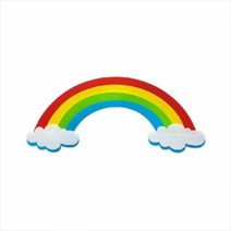 DM 환경꾸미기 게시판 교실 펠트 무지개 (소), 단품