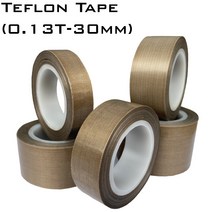 고온 내열 테프론 테이프 PTFE Teflon Tape AG-03 국산 30mm(0.13T), 30mm 1롤