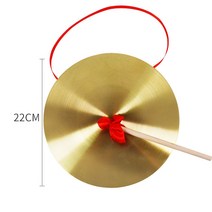 꽹과리 풍물 국악 공연 소품 3구 반 타악기 심벌즈 풀세트, 징지름22cm