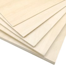 PLYWOOD 항공합판 목재재단 건축 모델 항공기 선박 라미네이트 얇은 보드 자작나무, 20x30x0.5cm 7장