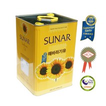 수날 업소용 NON GMO 해바라기유, 1개, 18L