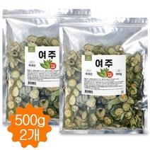 국산 건여주 건조여주 500g 국내산 말린여주 여주차 여주 열매 말린것, 2개