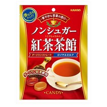 Kanro 칸로 무설탕 홍차차관 다즐링 로얄밀크티맛 72g x 6봉지