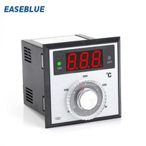 스마트 온도 제어 시스템 ted 7272mm k j pt100 유형 ac220v 110v 24v 380v 손잡이 0-100 300 400 600도 디지털 조절기 전원 컨트롤러, J 0-100_380V