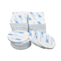 아크릴 폼 원형 정사각 양면 테이프10P 20 25 30 40mm 금속 타일 벽지 플라스틱 2개, 4원형테이프10P-40mm