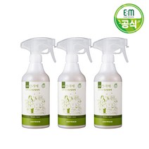 에버미라클 EM발효 살리미 항균탈취제 500ml 3개/친환경인증/냄세제거/EM살균세정, EM항균탈취제 리필 500ml 3개(파인향), 3개