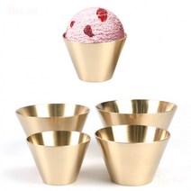 jc_후식 한정식 16.2cm 18cm 빙수볼 샐러드볼 14cm 그릇 11.8cm 아이스크림 방짜 팥빙수 디저트 유기, 5호