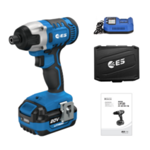 ES산업 LR120 충전 20V 임팩드라이버 배터리1개세트 풀옵션 가정용 DIY 공구, 선택02  LR120 배터리2개세트
