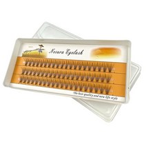개별 속눈썹 연장 내추럴 번들 박스당 60 10D 0.1/0.07mm, C, 0.07mm, 10mm + Packing A