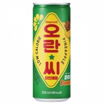 동아오츠카 오란씨 파인애플 250ml x 60캔 탄산음료 캔음료, 2set, 0.25