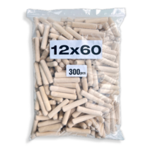 포블리스 목다보 나무못 12x60mm 300개, 베이지