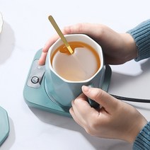 머그워머 호찌머그 보온 머그컵 데우기 받침, 그린