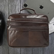 데일리 크로스백 오일지 남성 손가방 미팅룩 업무용 보스턴 20대 여자 50대 남자 솔더백